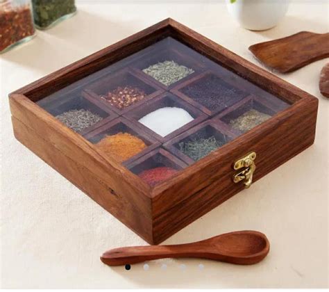 indian metal spice box|indian spice box wooden.